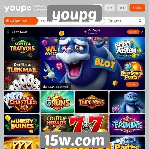 Jogos mais populares disponíveis no youpg